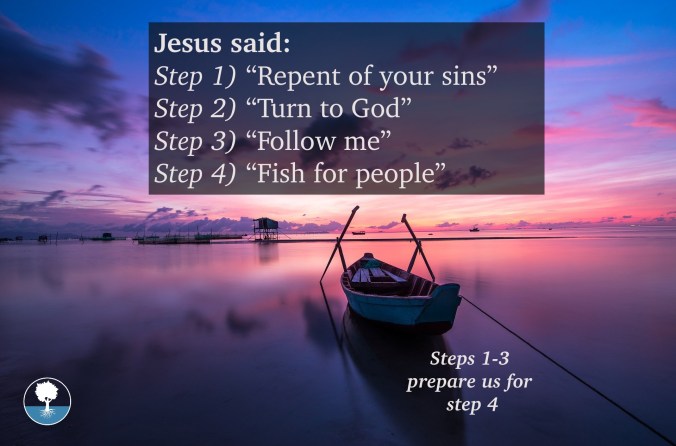 Jesus said steps